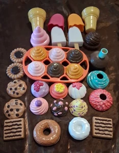 Cupckes, galletas y helados de plástico de 32 piezas - Imagen 1 de 6