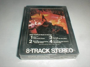 Deep Purple LIVE Made Europe Warner 8 Track Tape SEALED 1976 British Hard Rock - Picture 1 of 6