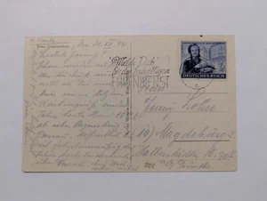 Cartolina Impero tedesco 1944 - Foto 1 di 4