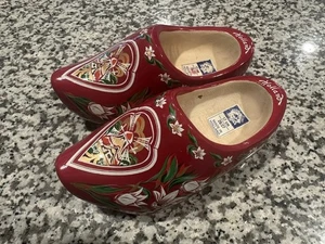 Zuecos Holandeses JUNDRA Madera Zapatos Talla 26/27 (17cm) Hecho en Holanda - Imagen 1 de 6