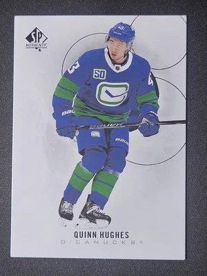 20-21 SP Authentic Quinn Hughes 🚨🚨🚨  Vancouver Canucks  - Image 1 of 2