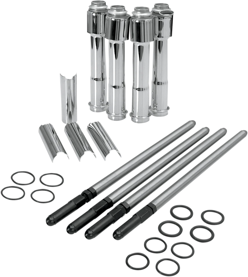 S&S CYCLE 930-0024 Adjustable Pushrod Cover Kit - XL 09-20 	Harley Iron 883 XLN - Image 1 of 1