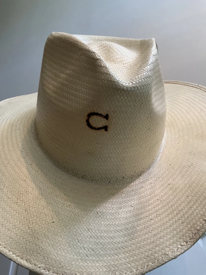 Charlie 1 Horse Womens Straw Western Cowboy Hat Size  7 3/8 Premier - Image 1 of 4