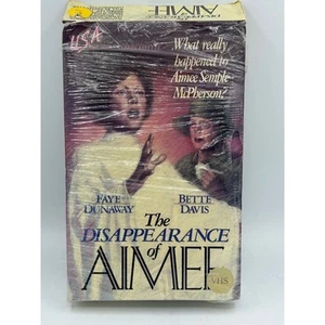 The Disappearance of Aimee VHS Faye Dunaway Bette Davis Mystery Drama USA Home - Picture 1 of 3