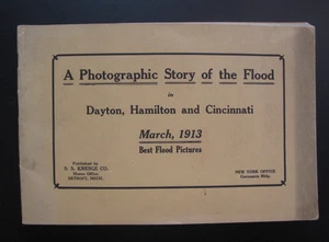 Disasters Views Photographic History of the Flood Dayton Cincinnati Ohio 1913 - Foto 1 di 5