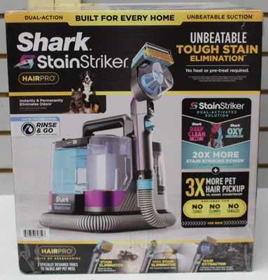 Shark StainStriker HairPro Pet Tough Pet Stain & Spot Cleaner PX250 NEW - image 1 of 3
