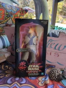 Brandneu Star Wars Episode 1 Glas Jar Binks 12-in Figur voll beweglich brandneu - Bild 1 von 21