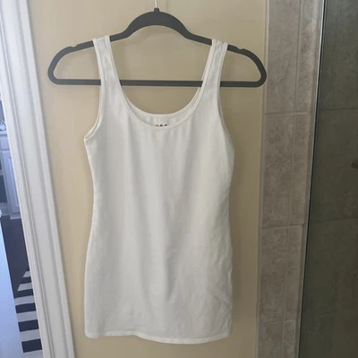 Camiseta sin mangas Three Dot talla S gran pieza de capas algodón spandex genial Foto 1 de 4