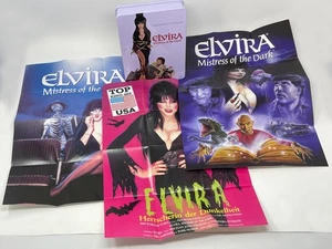 Elvira Blu-Ray Tin Box Set 3 Discs & 3 Posters Mistress of the Dark European - Picture 1 of 4