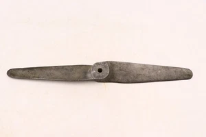 Rare Early R/C Aircraft Propeller Aluminum 2-Blade 16" Cast Al - Picture 1 of 5
