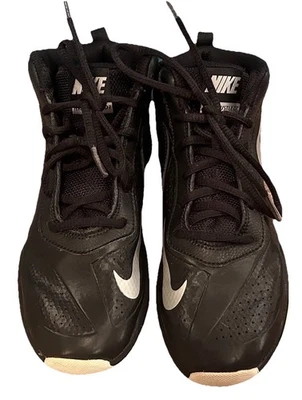 Nike Team Hustle D7 Retro Black Basketball High Top Shoes Athletic Sneakers 5.5 - Image 1 of 4