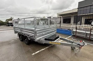 SUPERIOR TRAILERS 10x7 Galvanised Flat Top Hydraulic Tipper Trailer 3500kg ATM C - Picture 1 of 14