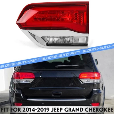 Passenger For Jeep Grand Cherokee 2014-2019 Tail Light Rear Inner Lamp w/ Bulb Foto 1 de 4