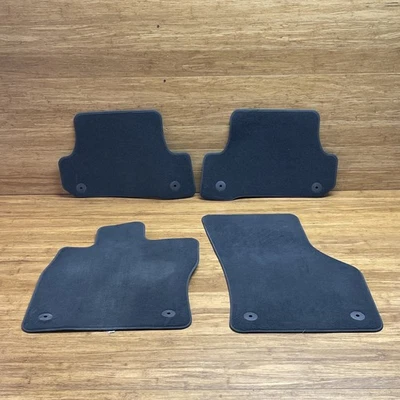 2013-2020 Audi A3 8V Interior Floor Mat Carpet Black Set of 4 8V7864452C OEM - Image 1 of 4