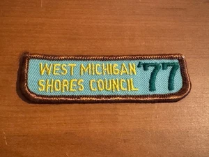 BSA, 1977 Patch, West Michigan Shores Council - Picture 1 of 1
