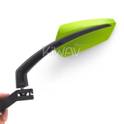 RÓTULA AJUSTABLE ESPEJO VERDE Y NEGRO PARA BICICLETA YAMAHA TX650 RZ350 RD250 350 Foto 1 de 4