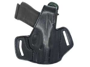OWB Thumb Break Leather Belt Holster Fits GLOCK 21 - Picture 1 of 5