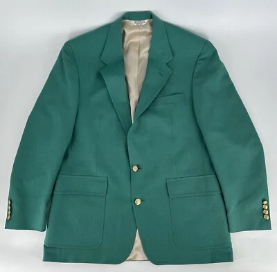 Palm Beach Hombres Chaqueta Verde Abrigo Deportivo Blazer Masters Golf Talla 43R Foto 1 de 4