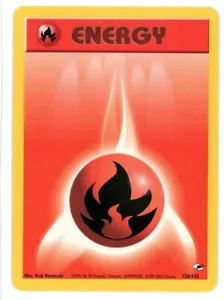 Fire Energy 128/132 Gym Heroes Unlimited Pokemon Card - Picture 1 of 1