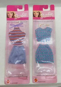 Barbie Mattel 2001 Fashion Favorites New in Packaging 2 Outfits - Picture 1 of 13