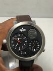 Alpha Industries by Aeronautics 50th Anniversary Dual Time Men's Wristwatch