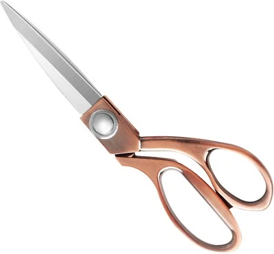 WINJUL Professional 10.5"-Inch Sewing Scissors | Heavy Duty Shears for Fabric & Leather
