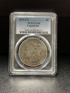1879-CC “capped CC” Morgan Dollar! PCGS G4