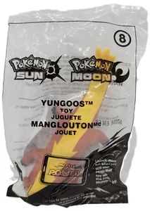 McDonald's Happy Meal Toy 2017 Pokemon Sun Pokemon Moon #8 Yungoos - Picture 1 of 2