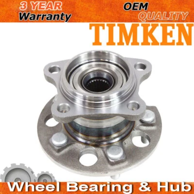 TIMKEN AWD Rear Wheel Hub Bearing for Lexus RX330 RX350 RX400H 5 Lug W/ABS - Image 1 of 4
