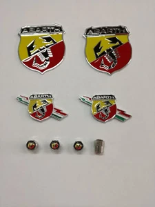 KIT FREGI STEMMA LOGO ABARTH 8 PEZZI METALLO - Bild 1 von 1