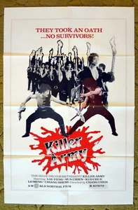 KILLER ARMY 1976 Póster de película de artes marciales Lou Feng de The Shaw Brothers - Imagen 1 de 1