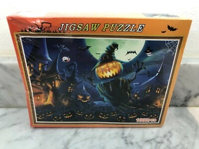 Horror Scary Hallow Jigsaw Puzzle NEW Pumpkin 1000 Pcs 27 1/2" X 19 1/2"  - Image 1 of 4