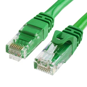 7FT Cat6 Ethernet Cable UTP LAN Network Patch Cord RJ45 Cat 6 Cable - Green - Picture 1 of 7