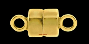 4.5mm Yellow 14k Gold FILLED MAGNETIC CLASP Converter Bracelet Necklace USA - Picture 1 of 5