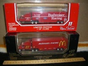 1/87 Racing Champions Premier nascar haulers in acrylic cases assortment - Picture 1 of 9
