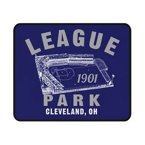 League Park 1901 Rubber Base Computer Mouse Pad - Cleveland Guardians Baseball - Picture 1 of 5
