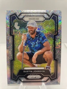 2024 Panini Prizm LIV Golf DUSTIN JOHNSON 4ACES GC Pulsar Prizm /299 - Picture 1 of 2