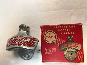 COCA COLA BOTTLE OPENER, STARR X STATIONARY BOTTLE OPENER, NEW IN BOX - Picture 1 of 5