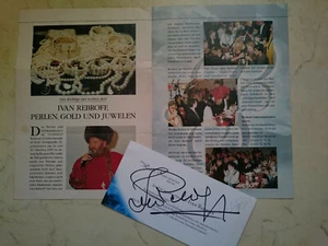 Ivan Rebroff Pearls + Jewelry Center Invitation Card *SIGNED* - Picture 1 of 2
