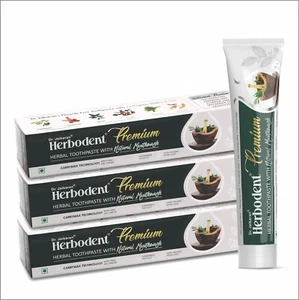 3 Pack - Dr. Jaikaran Herbodent Premium Herbal Toothpaste 100 gm each - Picture 1 of 5
