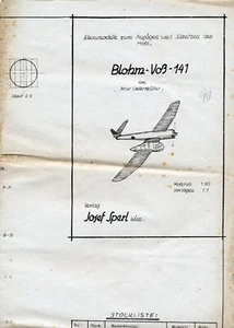 Modell Bauplan Flugzeug - Bild 1 von 2