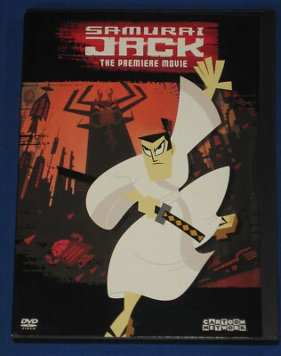 Samurai Jack Premiere Movie DVD 2001 Animated Series Movie WB Caroon Used Disc - Image 1 of 4