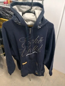 Ecko Unltd Mens Hoodie Navy Size Medium NWOT - Picture 1 of 3