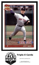 1991 Topps #731 Jeff Gray RC Boston Red Sox ~A5H
