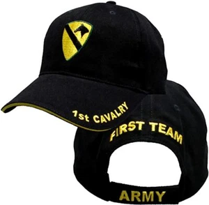 NEW United States U.S. Army 1st Cavalry cap hat. Black. 5432 - Picture 1 of 1