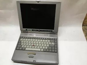 VINTAGE Toshiba Satellite 325CDS 12.1" Intel Pentium MMX FOR PARTS-EQ - Picture 1 of 7