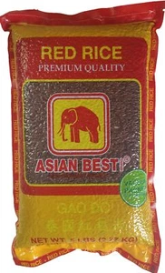Thai Red Rice 5 Pound Gluten Free Nutty Flavor Rich in Fiber and Iron - Picture 1 of 2