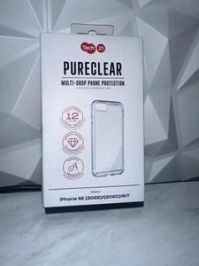 Tech21 Pure Series Rugged Slim Case für Apple iPhone 7 / 8 / SE - Klar - Bild 1 von 3