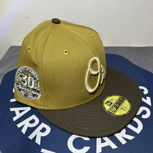 New Era Baltimore Orioles 59FIFTY Fitted Hat 30th Year Anniversary Patch 7 7/8 - Picture 1 of 4