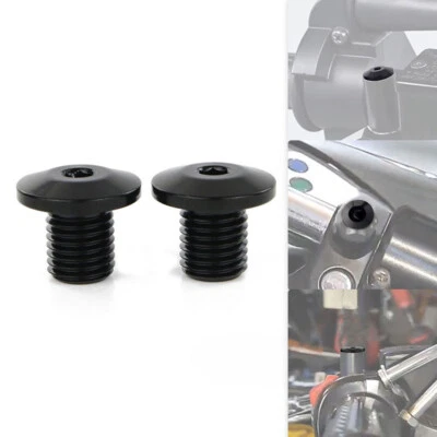 Mirror Blanking Plug Bolts Black Fit For HONDA CB300R 2018-2020 CB300F 2015-2020 - Image 1 of 4
